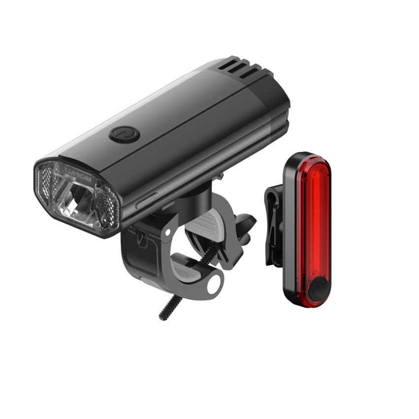 EOS370+BK300 USB充電LED手電筒公路山地騎行自行車前燈尾燈套裝