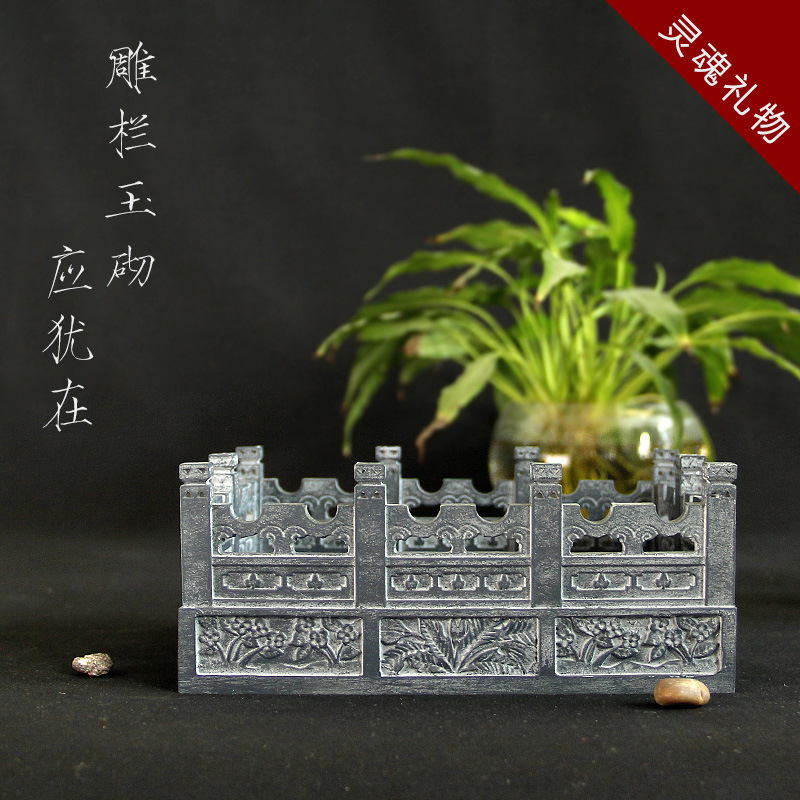 煙灰缸古時候荷蟹蓮花池創意禮物個性可愛複古男生新奇特文創禮品