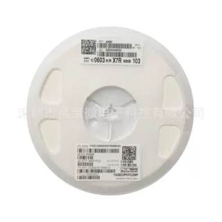 0603 10NF 50V 103K  10% MLCC国巨贴片电容 环保X7R材质 长方形