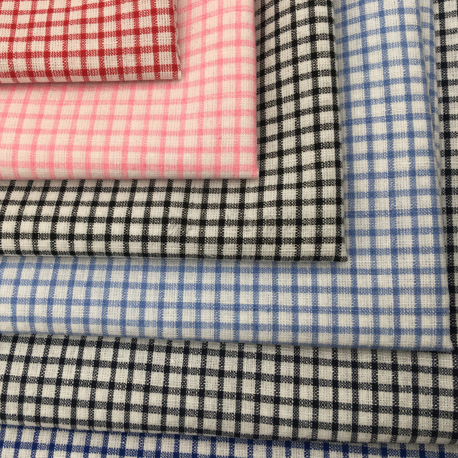 厂家直销 现货供应  全棉色织  时装格子 经典款型 外贸批发