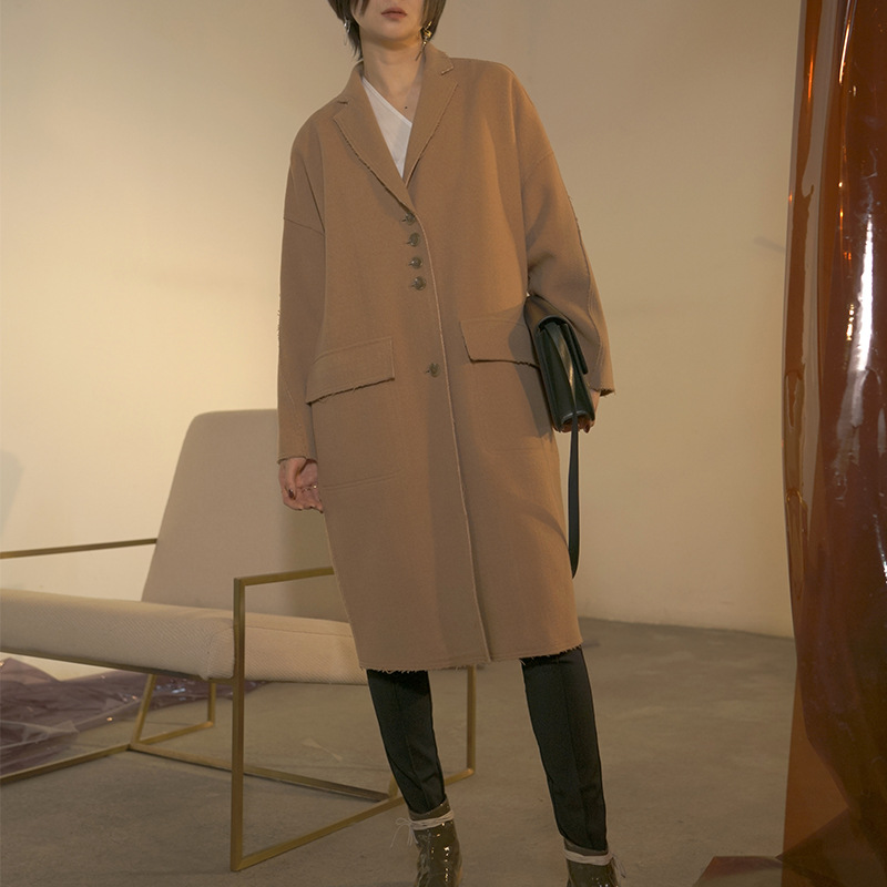 Women's Mid-length Cashmere Coat 6