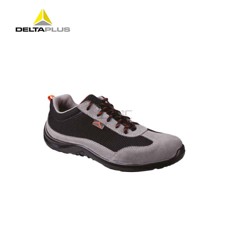 代尔塔 混血彩虹S1P安全鞋；301221-灰色-黑色-38