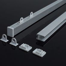 厂家批发KT板专用挂画轴铝合金吊旗杆悬挂海报杆夹广告卷轴商场