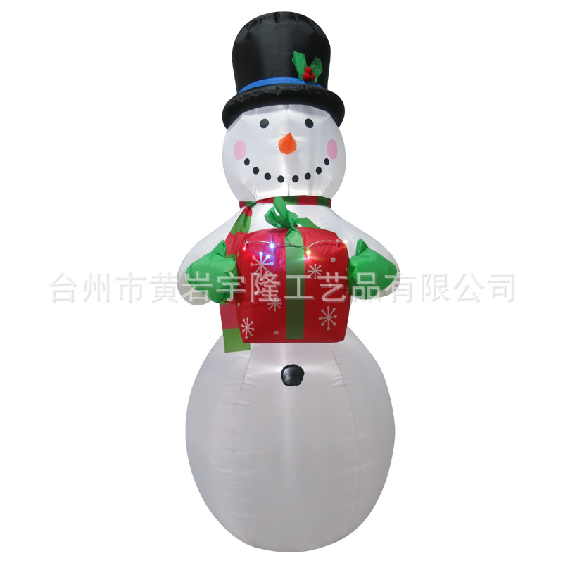 充气模型 圣诞节雪人充气气模卡通节日气氛气模 充气广告定制定做