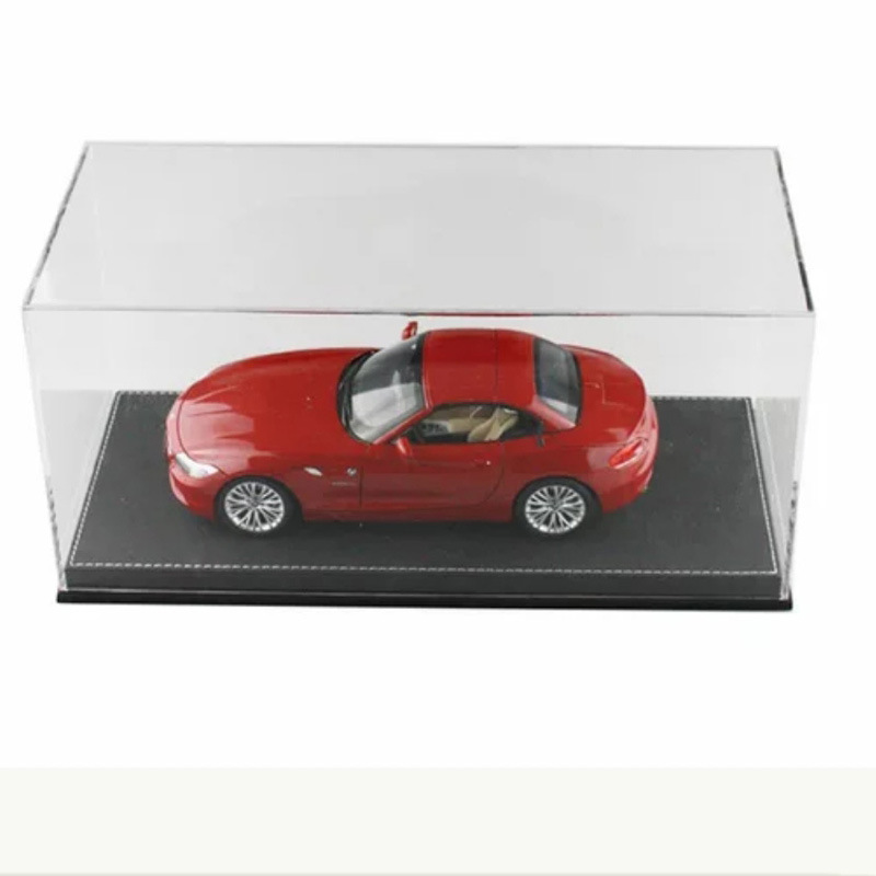 小型展柜厂家定制可拆卸有机玻璃卡通动漫手办模型木制底座陈列