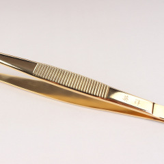 Pure copper tea tongs Gongfu tea set tea ceremony accessories tea cup holder tea measure metal cup washer tea tongs tweezers