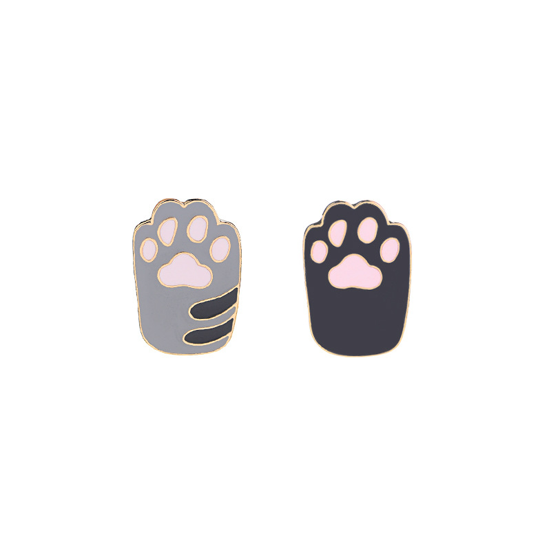 Explosion Brooch Cartoon Cute Cat Paw Clothing Accessories Wild Bag Brooch Accessories Hot Sale Wholesale Nihaojewelry display picture 3