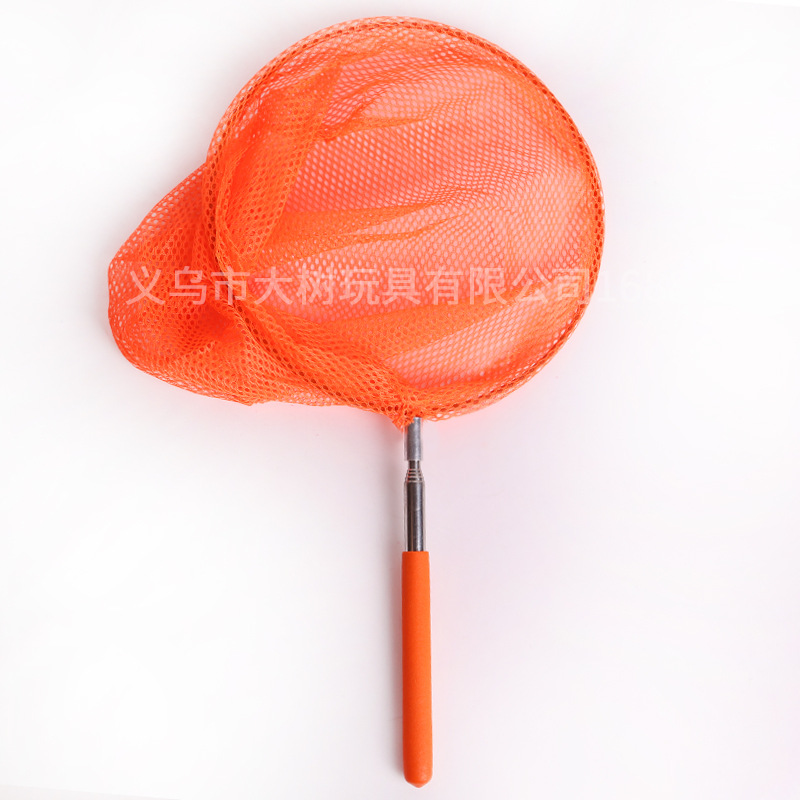 Red de insectos de red de pesca retráctil de acero inoxidable para niños libélula Red de mariposa Red de insectos captura de camarones renacuajo al por mayor bolsa de red de pesca de pescado