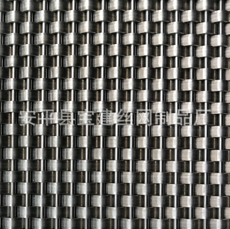 实体厂家直供电梯装饰不锈钢网  轧花网金属编织网可订制