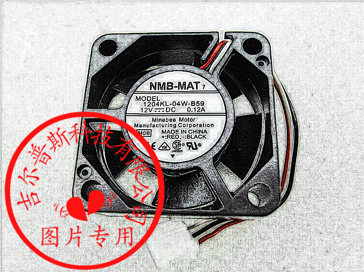 1204KL-04W-B59 12V 0.12A 30*30*10MM NMB 安川变频器 机床风扇