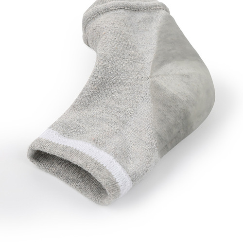 Mesh gel lined heel socks, non-slip, anti-drying, men's and women's socks, heel socks, breathable and sweat-absorbent socks