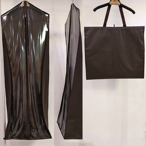 Wedding folding portable dual-purpose bag thickened wedding dress dust cover trailing wedding dress dust cover custom LOGO