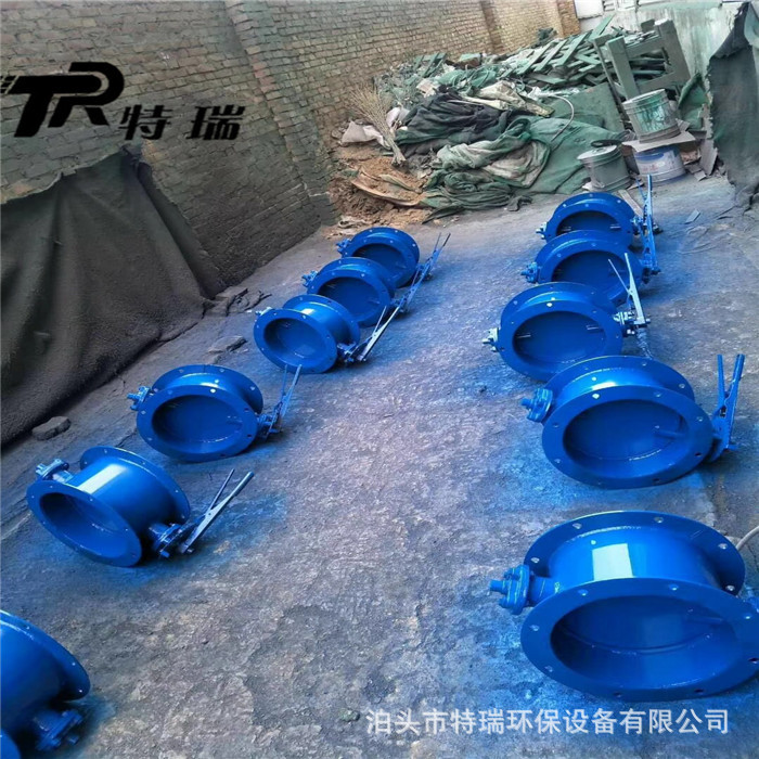 手动除尘通风调节阀300型 手动蝶阀 冷风阀 风门现货厂家