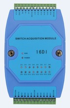 通用16路开关量输入模块 RS485通讯 光电隔离 干结点输入采集模块