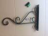 Wall -mounted hanging basket bracket balcony creative iron art stand balcony hook iron suspension flower stand wholesale