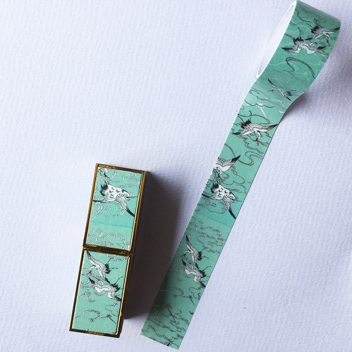 追月手帐青云鹤烫银和纸胶带 10米