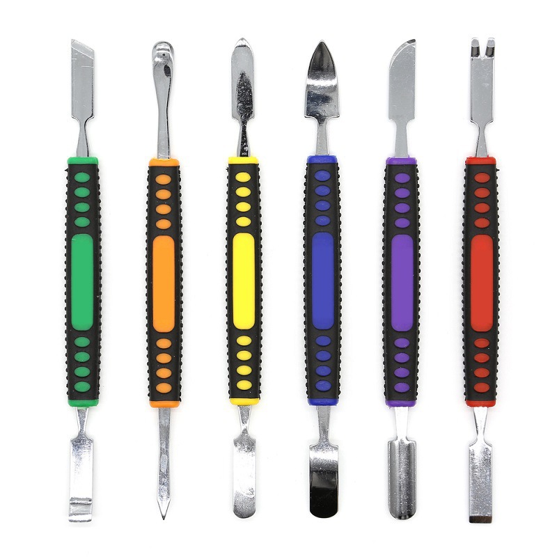 金属撬棒6件套双头 iPhone苹果手机开机撬棒平板电脑ipad拆机棒