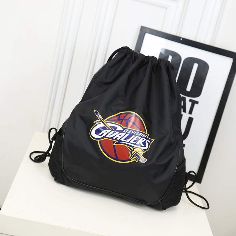 厂家直销新款户外健身运动行李包抽绳双肩包NBA印花背包旅行包潮