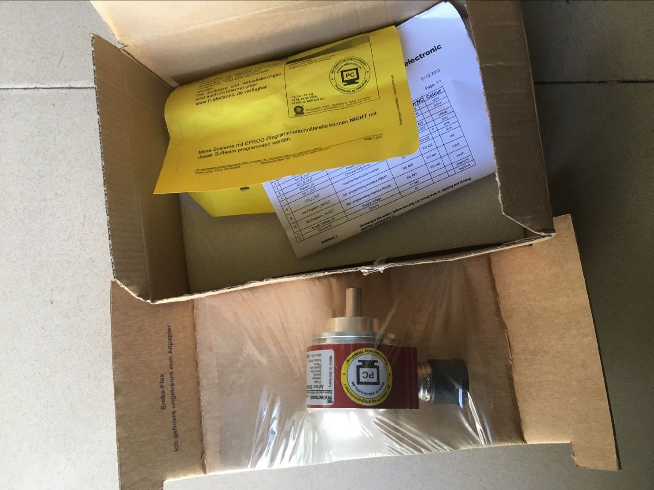 帝尔 TR  编码器 全新原装  IEV58-00011    实物