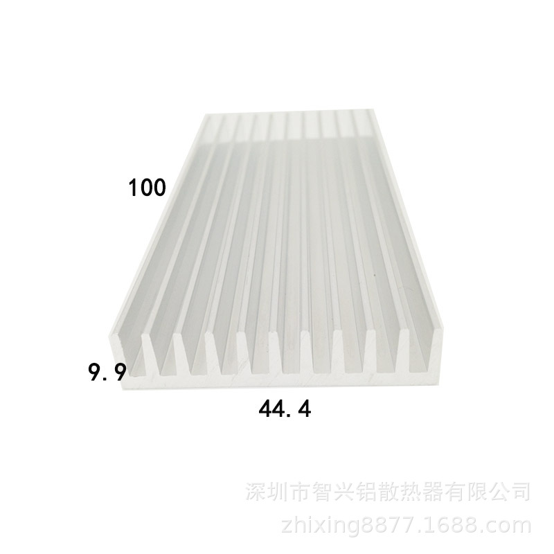 散热片 电脑IC优质降温散热器 芯片电子散热片铝型材44.4*9.9-100