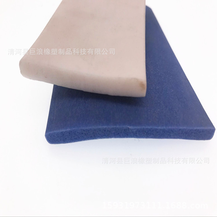 现货供应40*2硅胶发泡平板密封条 白色耐高温密封条 厂家直销