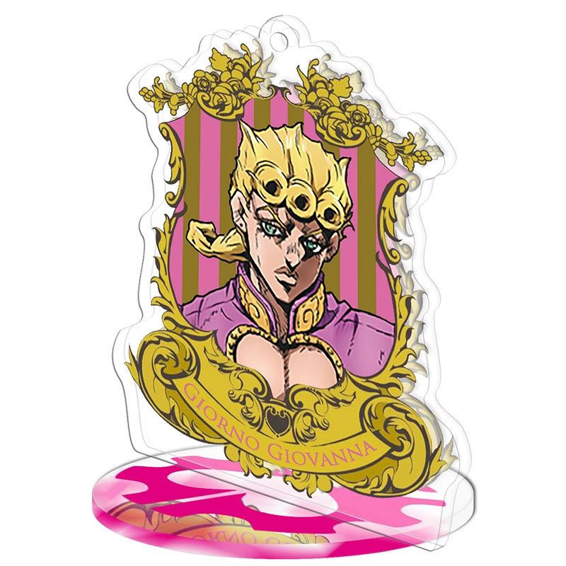 Пиктограмма JOJO's Wonderful Adventure Golden Wind Surrounding Q-version Acrylic Humanoid Small Stand Card Keychain Pendant Ornament