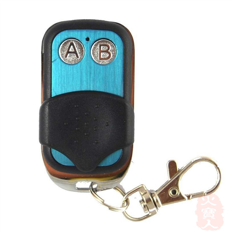 金属滑盖款二键遥控器315M433mhz频率1527芯片两键无线摇控发射器