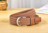 Universal belt for leisure, elastic woven fashionable trousers, Korean style