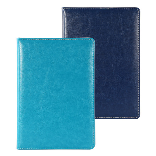 Wholesale Business Office A5 Spiral Notebook PU Soft Leather Notebooks with Manufacturer Printed LOGO