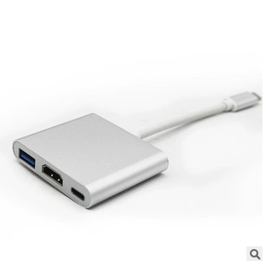 USB3.1 TYPE C TO HDMI F USB3.0 PD 4K30HZ Алюминиевый корпус