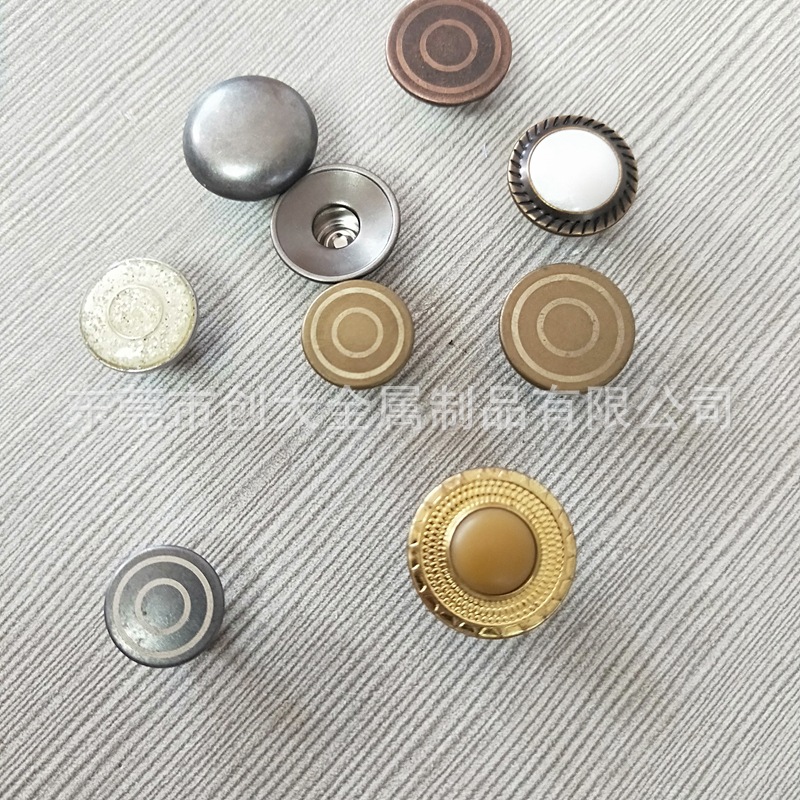 厂家直销金属钮扣18mm/28L 铜面不锈钢底胶芯工字钮 牛仔扣-阿里巴巴