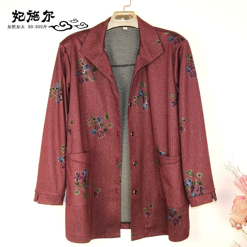 Fertilizer Plus, Новая цветная весенне-осенняя рубашка с тремя открытыми воротником для среднего и пожилого возраста, рубашка для мамы с длинными рукавами, топ средней длины