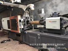 工厂二手联升GT2-LS280B快餐盒注塑机带机械手油斗输送带出售