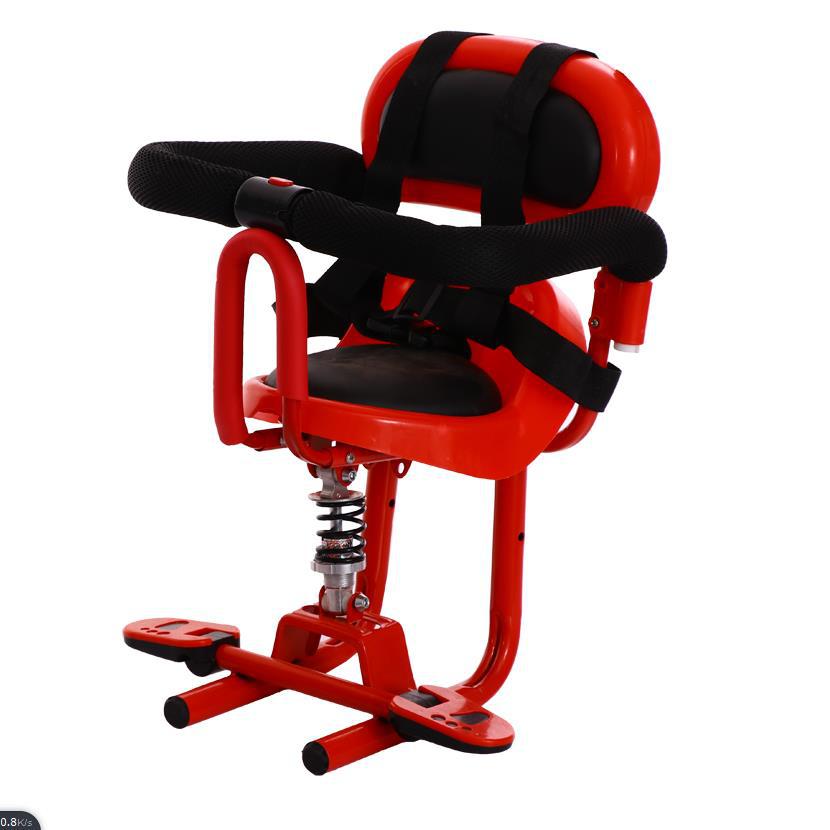 前置嬰兒寶寶自行車踏板車電瓶車摩托坐椅電動車兒童減震座椅