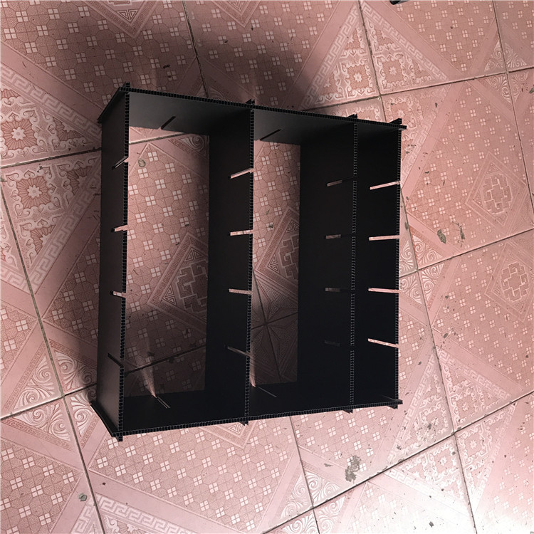 东莞塑料防静电中空板刀卡 瓦楞板塑胶EVA刀卡 惠州中空板隔板