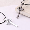 Accessory, ring, fashionable necklace, pendant stainless steel, suitable for import, Gothic