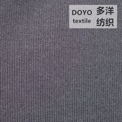米样充足 250克RT人棉涤纶弹力莱卡圆机针织3*2罗纹面料 32罗纹布