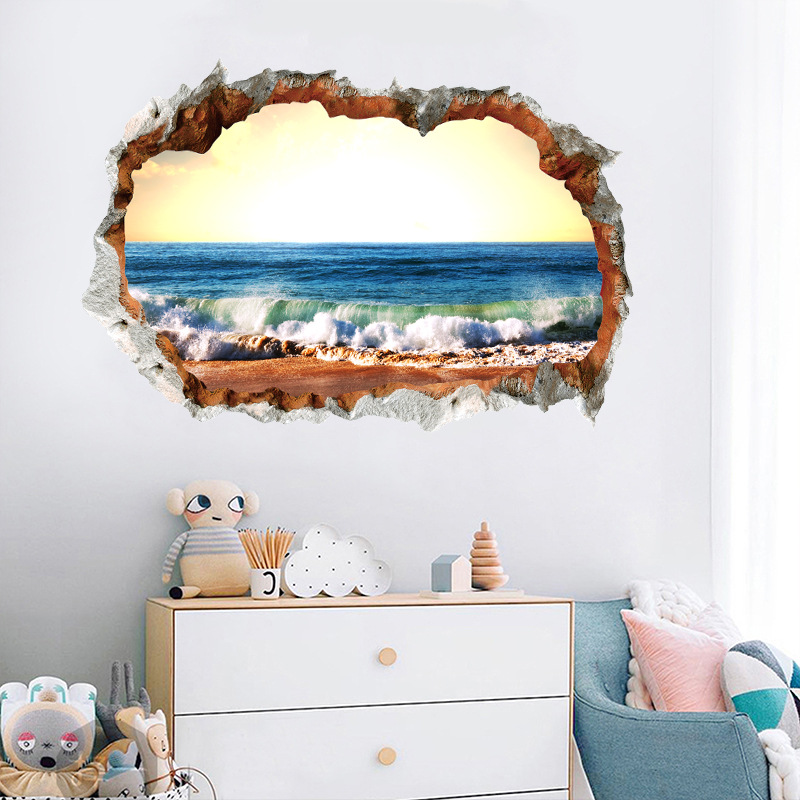 New Simple Hole Landscape Wall Sticker display picture 31