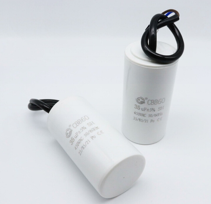 CBB洗衣机/水泵启动电容 CBB60 35uf 450V 5% 交流马达启动电容