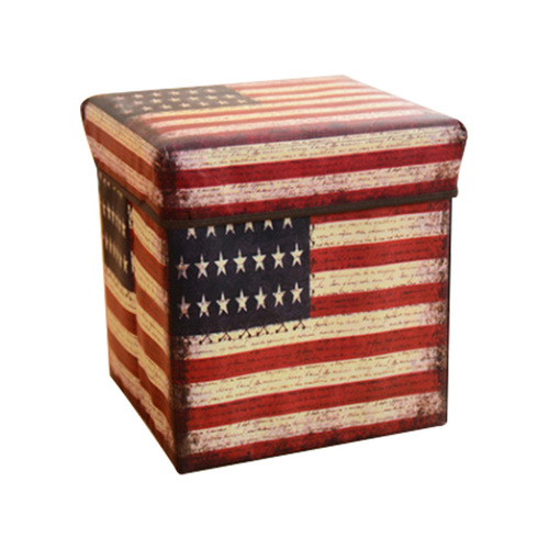 Manufacturer Direct Sale Non-woven Storage Stool, Foldable Home Storage Bench, Cartoon Storage Box, Seating Storage Shoe Storage Bench