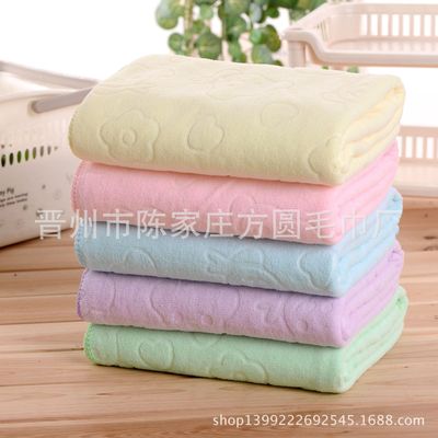 190 Superfine fibre Bath towel Embossing Little Bear water uptake Bath towel Quick drying Bath towel Little Bear Bath towel Beach towel