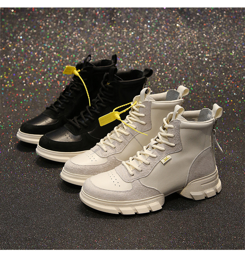 Bottes femme DAFEIOU     en En cuir - Ref 3355346 Image 22