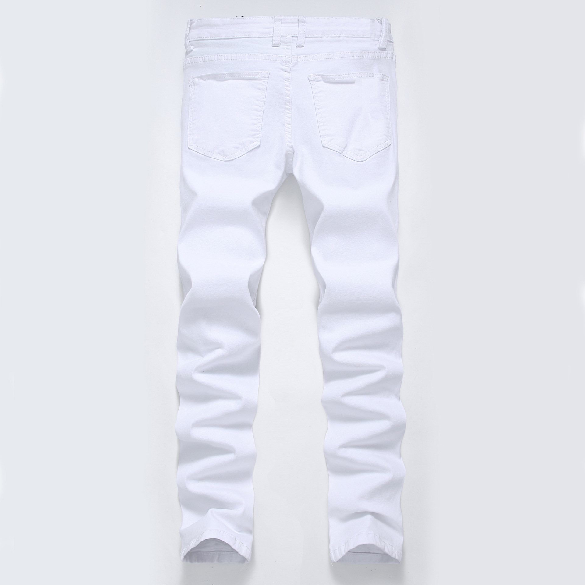 Men's Clothing ripped jeans men's Korean version high street personalized design _ipsvogv.com