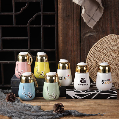 originality household Ceramic lamp Foam cup Readily Cup activity Promotion Portable student practical gift customized logo