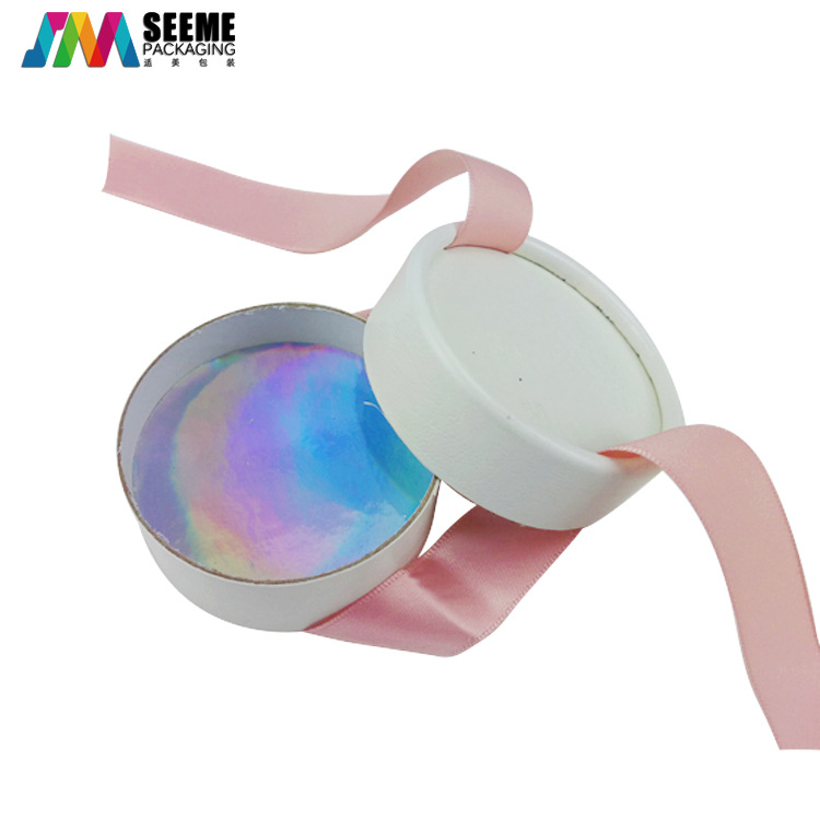 青岛厂家假睫毛圆盒礼盒  丝带睫毛盒  睫毛包装盒