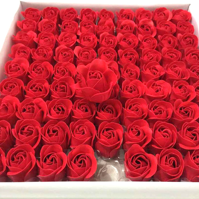 Bán buôn không có chỗ ngồi nhỏ hoa đầu xà phòng hoa mô phỏng hoa hồng vĩnh cửu hoa xà phòng hoa hộp quà cắm hoa Sản phẩm hoa