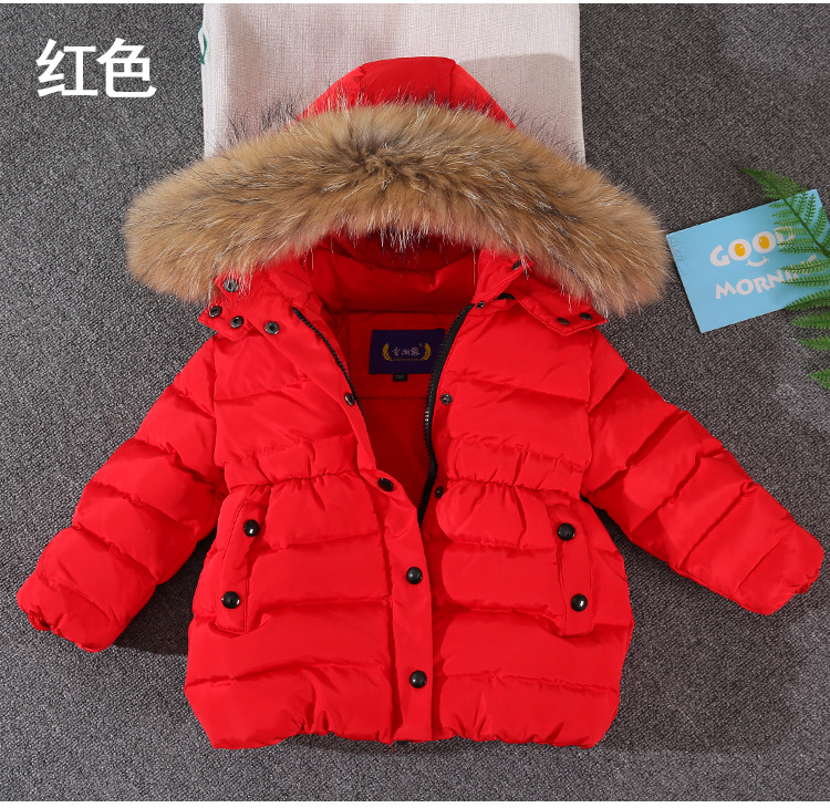 毛领羽绒服短款 (7)