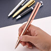 Fashion Rose Golden Ball Pen Customization Company Corporate Corporate LOGO Business Office Annual Conference Gift Rotating Atomic Pen