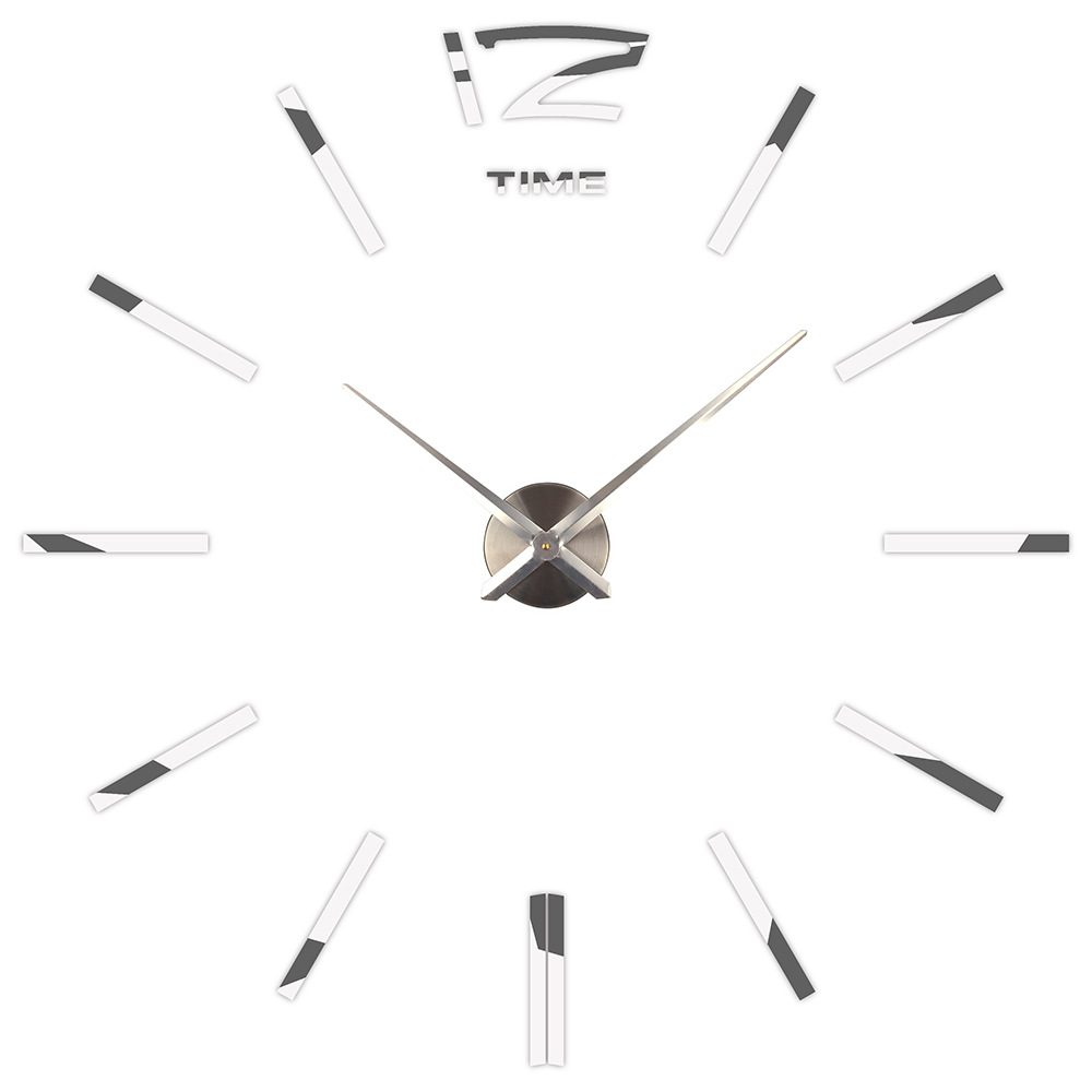 Reloj de pared de acrílico DIY silencioso, reloj digital 3D, decoración para sala, reloj electrónico colgante