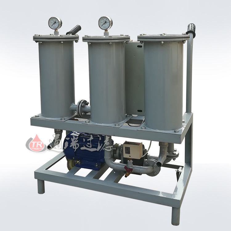 供应加油站轻便过滤加油机,YL-50三级轻便式固液分离滤油机